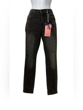 Gemma Rae Black Denim Skinny Jeans